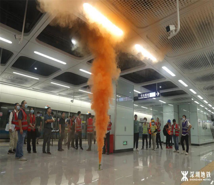 西蒙高标无机涂料助力深圳地铁20号线消防验收通过